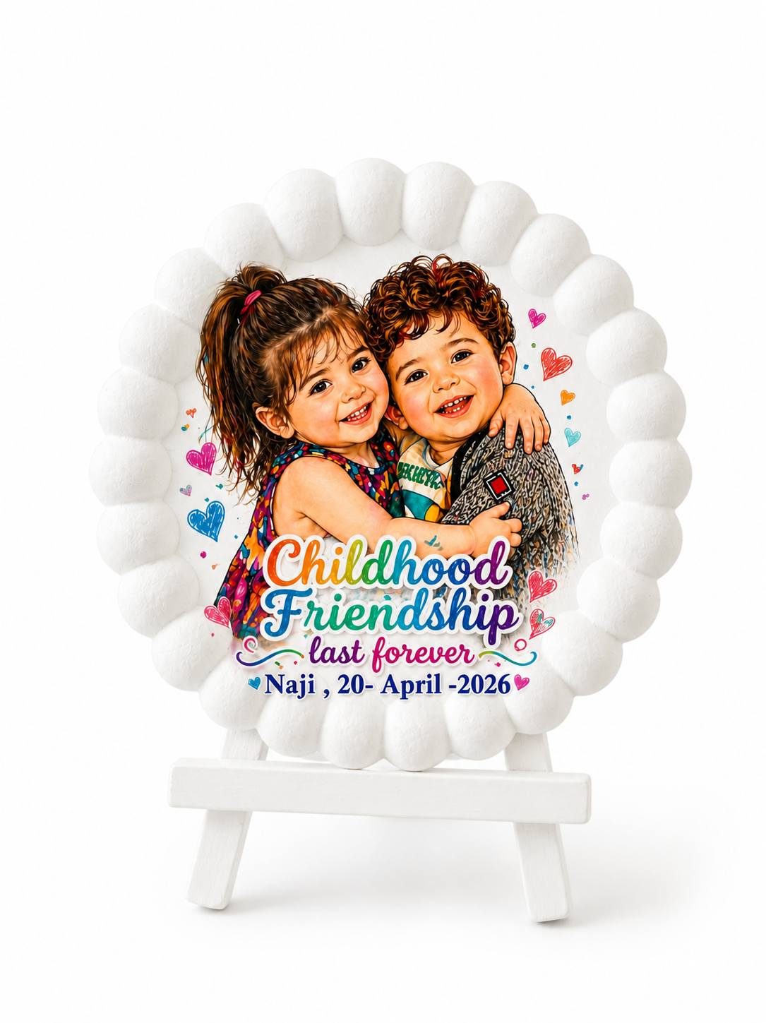 THe friendship plaque
