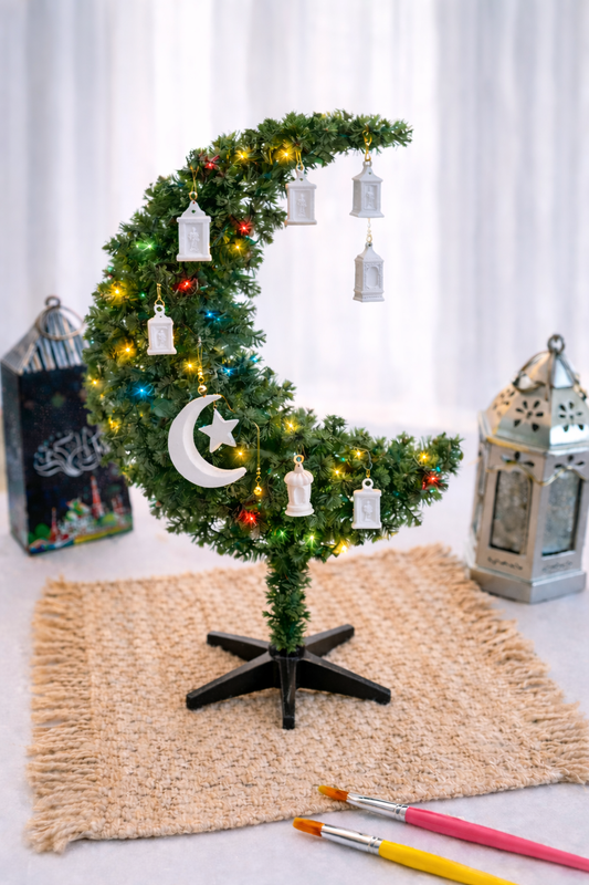 Crescent tree ornaments kit