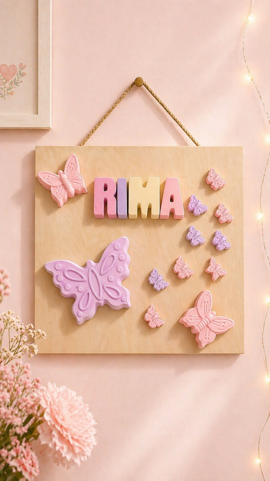 Butterfly Dream Name Plaque